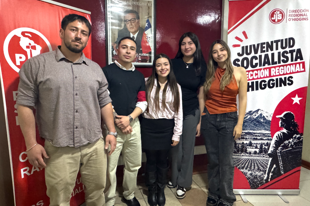 Directiva 2026-2028 Juventud Socialista de la Región de O'Higgins